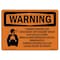 Signmission OSHA Warning Sign, 7" Height, 10" Width, Rigid Plastic, Carbon Dioxide Gas Discharge, Landscape OS-WS-P-710-L-11997 - alternate 1